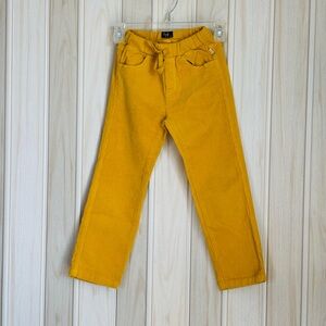 Il Gufo Yellow  Corduroy Kids Bottoms